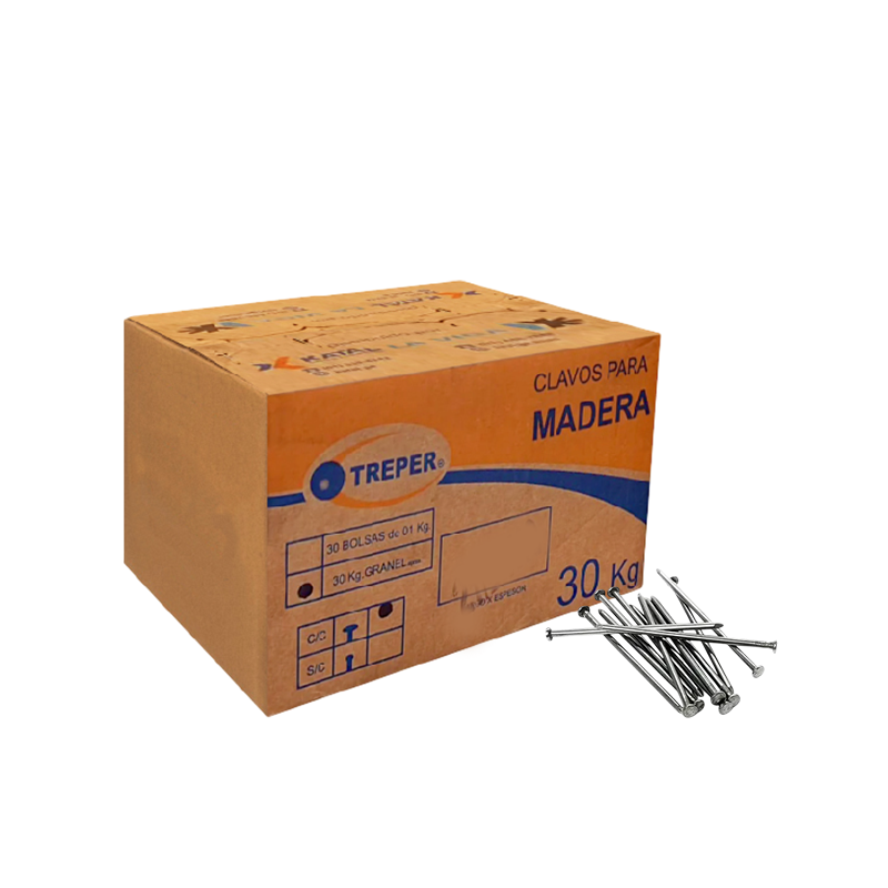Clavo 3"x12 C/C para Carpintería (Granel)